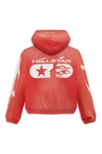 Hellstar Studios Zip Hoodie - Red