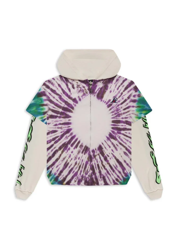 Hellstar Tye-Dye Zip-Up Hoodie