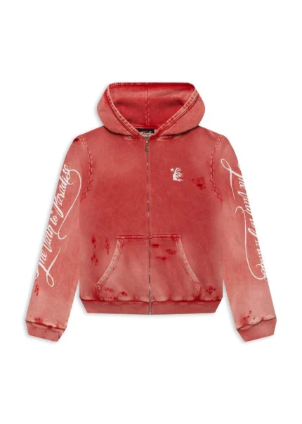 Hellstar Path To Paradise Zip-Up - Red