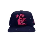 Hellstar Navy Rhinestone Snapback