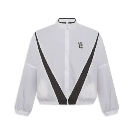 Zip-Up White Hellstar Track Jacket